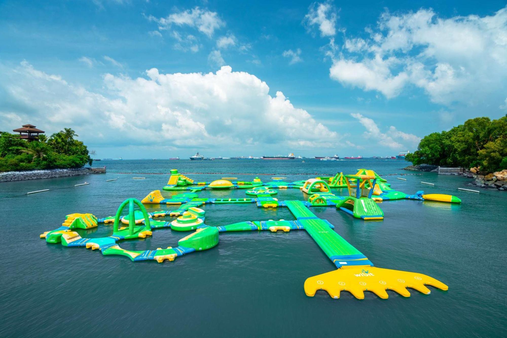 Shangri-La Rasa Sentosa, Singapur Zewnętrze zdjęcie Aerial view of the park